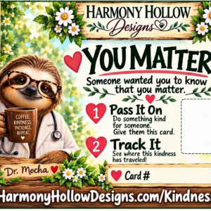 Harmony Hollow Kindness Cards – 4 Pack